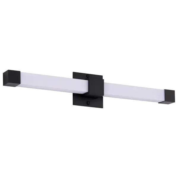 The Brightwyn vanity light delivers contemporary elegance with clean lines and minimalist design. Its square acrylic lens provides beautifully diffused LED illumination perfect for bathroom tasks, while the matte black finish adds bold contrast.