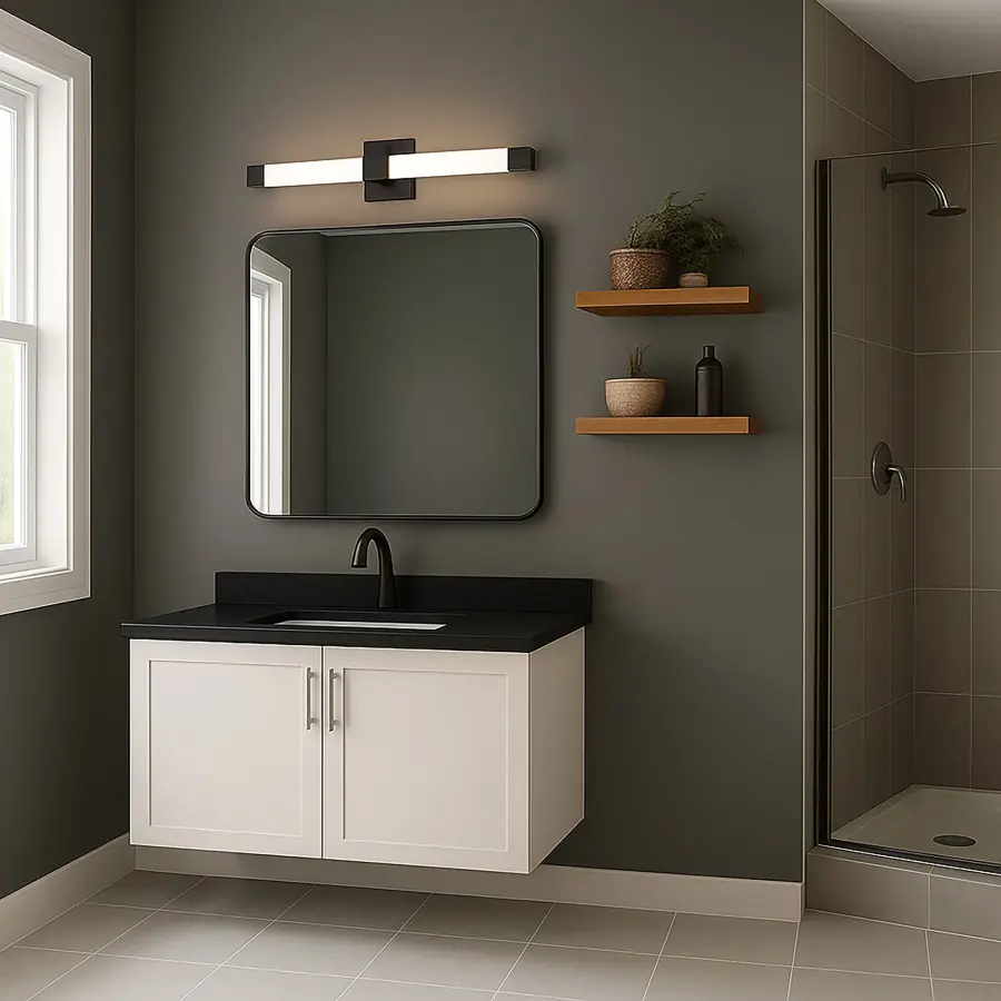 Brightwyn 24" LED Vanity Light - Matte Black - Image 19