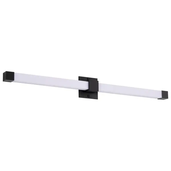 The Brightwyn vanity light delivers contemporary elegance with clean lines and minimalist design. Its 35-inch LED bar features a square acrylic lens that creates beautifully diffused, balanced lighting perfect for grooming tasks.