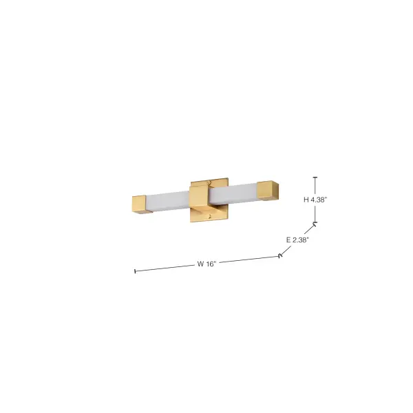 Brightwyn 16" LED Vanity Light in Brushed Brass - Image 22