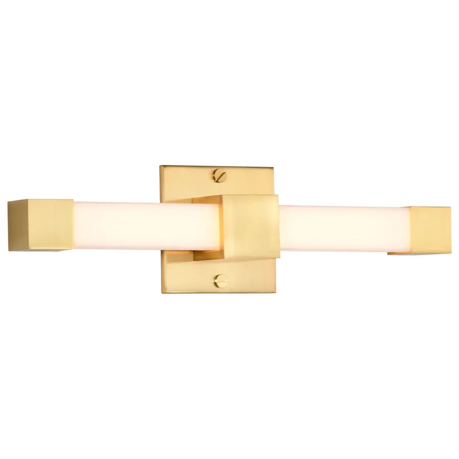 Brightwyn 16" LED Vanity Light in Brushed Brass - Image 4