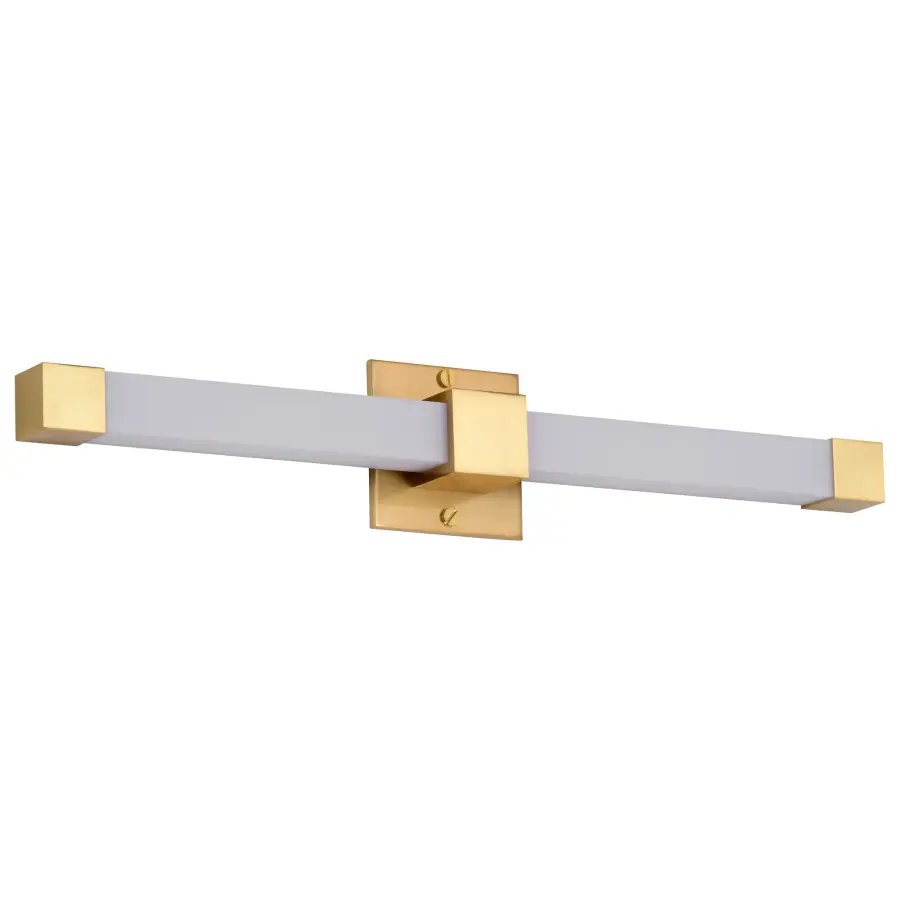 Brightwyn 24-Inch LED Vanity Light in Brushed Brass - Image 1