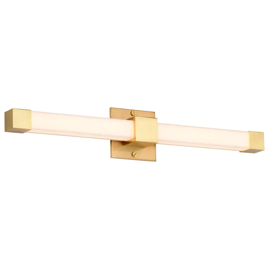 Brightwyn 24-Inch LED Vanity Light in Brushed Brass - Image 2