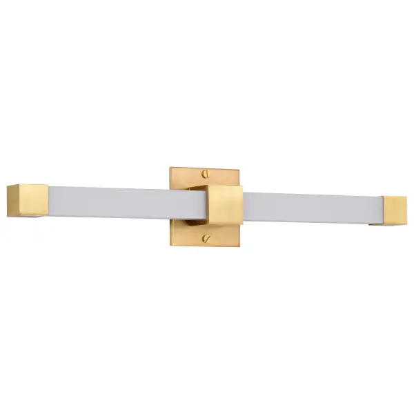 Brightwyn 24-Inch LED Vanity Light in Brushed Brass - Image 3