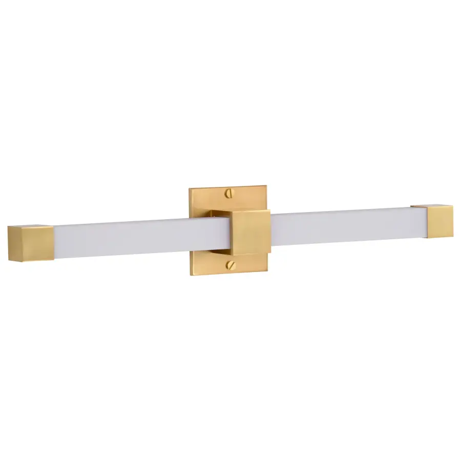 Brightwyn 24-Inch LED Vanity Light in Brushed Brass - Image 5