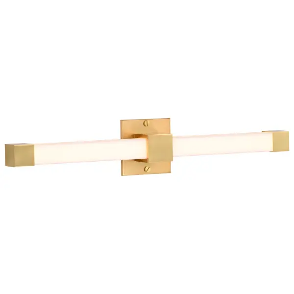 Brightwyn 24-Inch LED Vanity Light in Brushed Brass - Image 6
