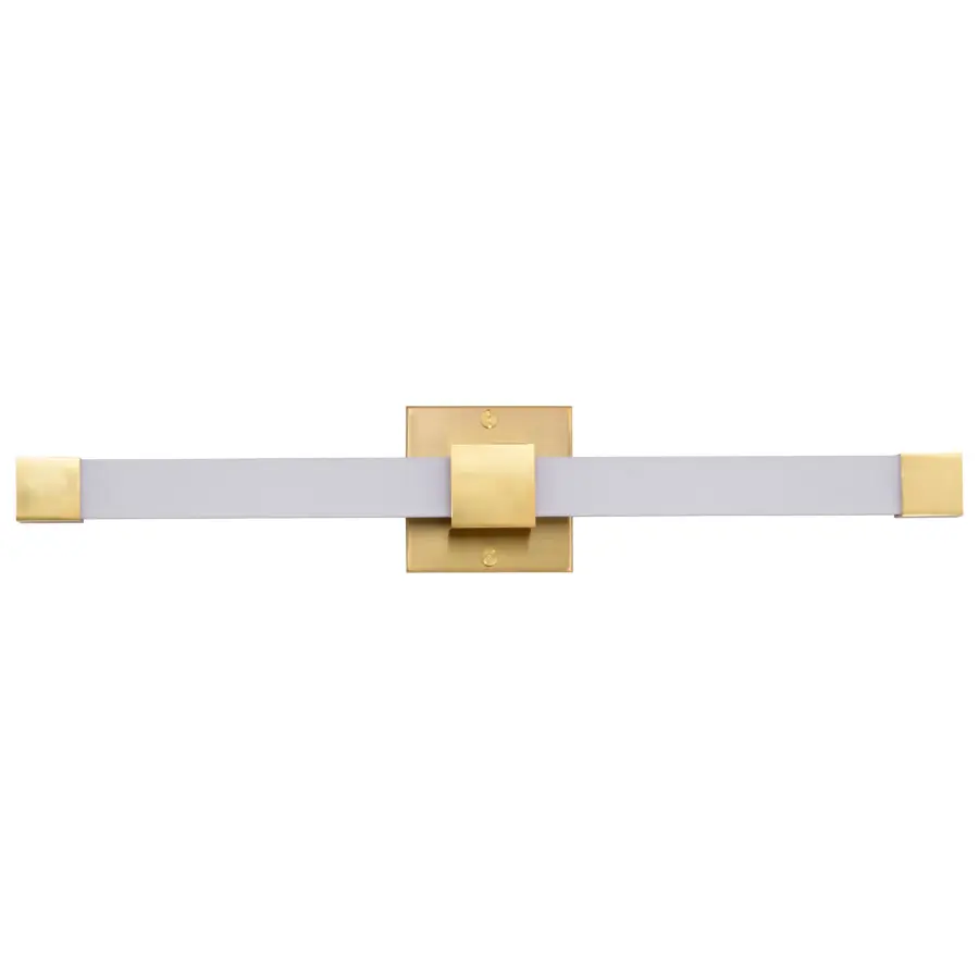 Brightwyn 24-Inch LED Vanity Light in Brushed Brass - Image 7