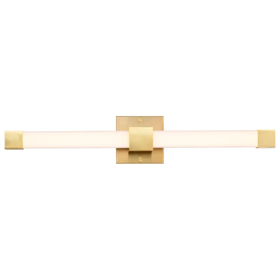 Brightwyn 24-Inch LED Vanity Light in Brushed Brass - Image 8