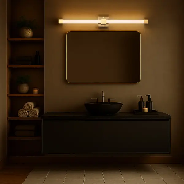 Brightwyn 35-Inch LED Vanity Light in Brushed Brass - Image 20