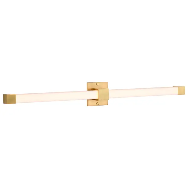 Brightwyn 35-Inch LED Vanity Light in Brushed Brass - Image 4
