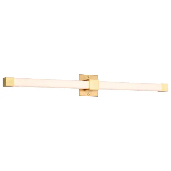 Brightwyn 35-Inch LED Vanity Light in Brushed Brass - Image 6