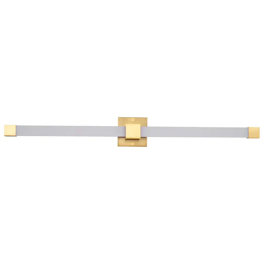 Brightwyn 35-Inch LED Vanity Light in Brushed Brass - Image 7