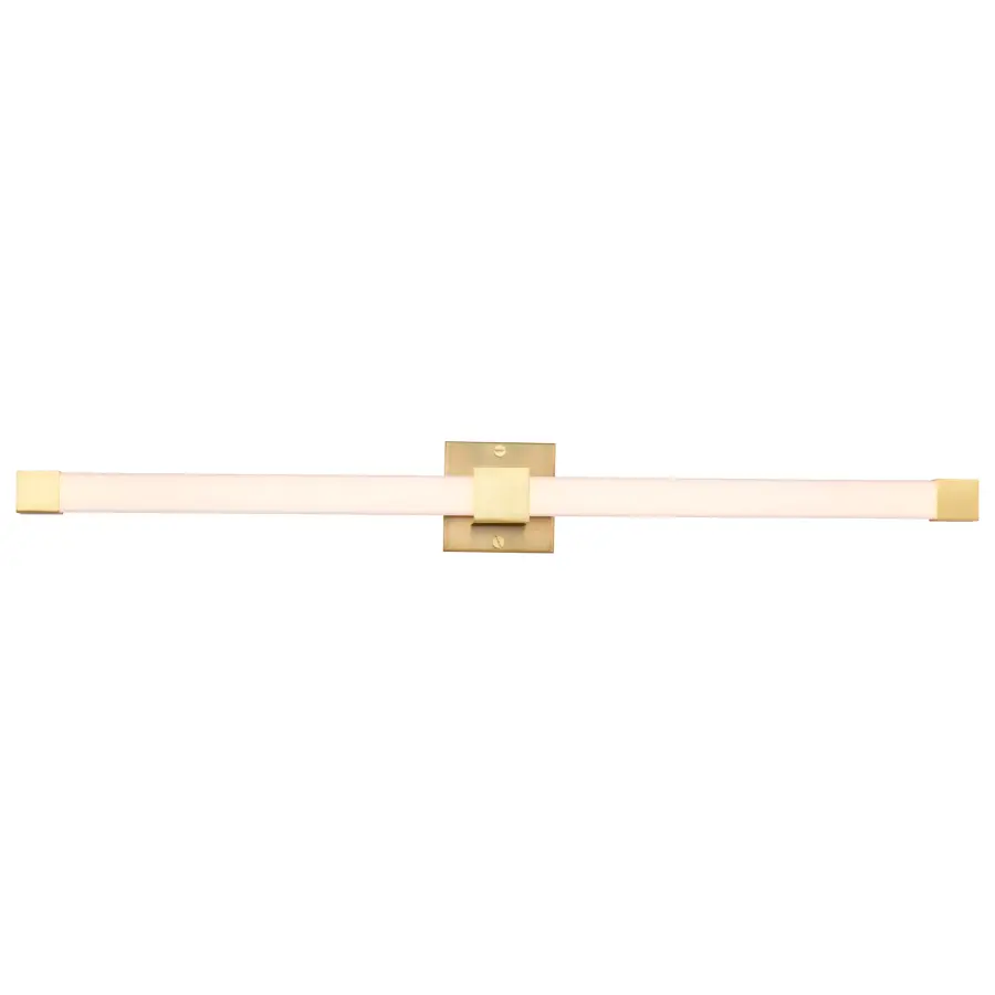 Brightwyn 35-Inch LED Vanity Light in Brushed Brass - Image 8