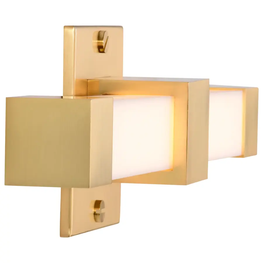 Brightwyn 35-Inch LED Vanity Light in Brushed Brass - Image 10