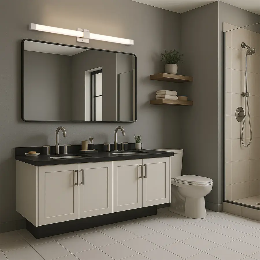 Brightwyn 35-Inch LED Vanity Light in Brushed Nickel - Image 15