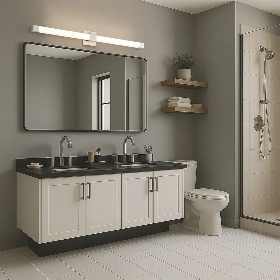 Brightwyn 35-Inch LED Vanity Light in Brushed Nickel - Image 17