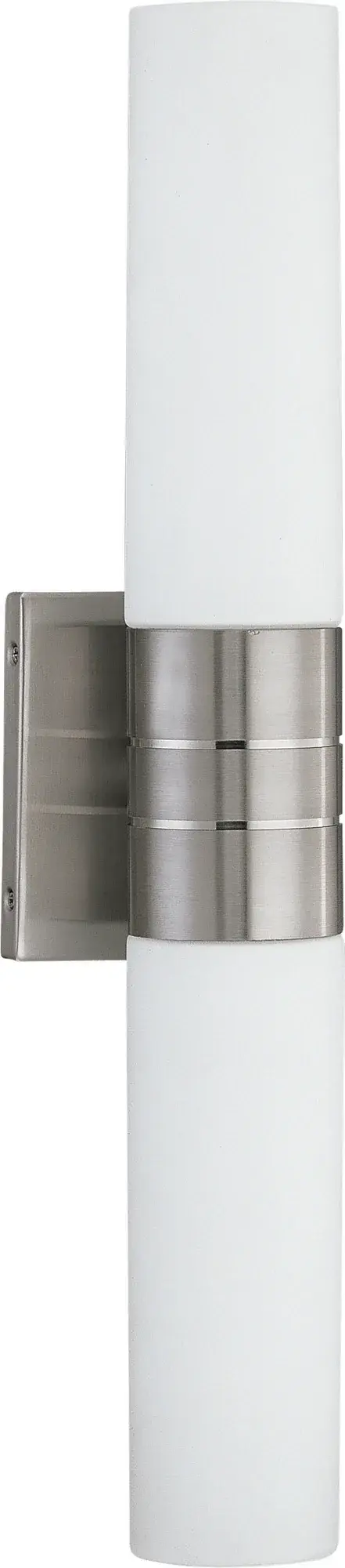 Link 2-Light Vertical LED Wall Sconce in Brushed Nickel