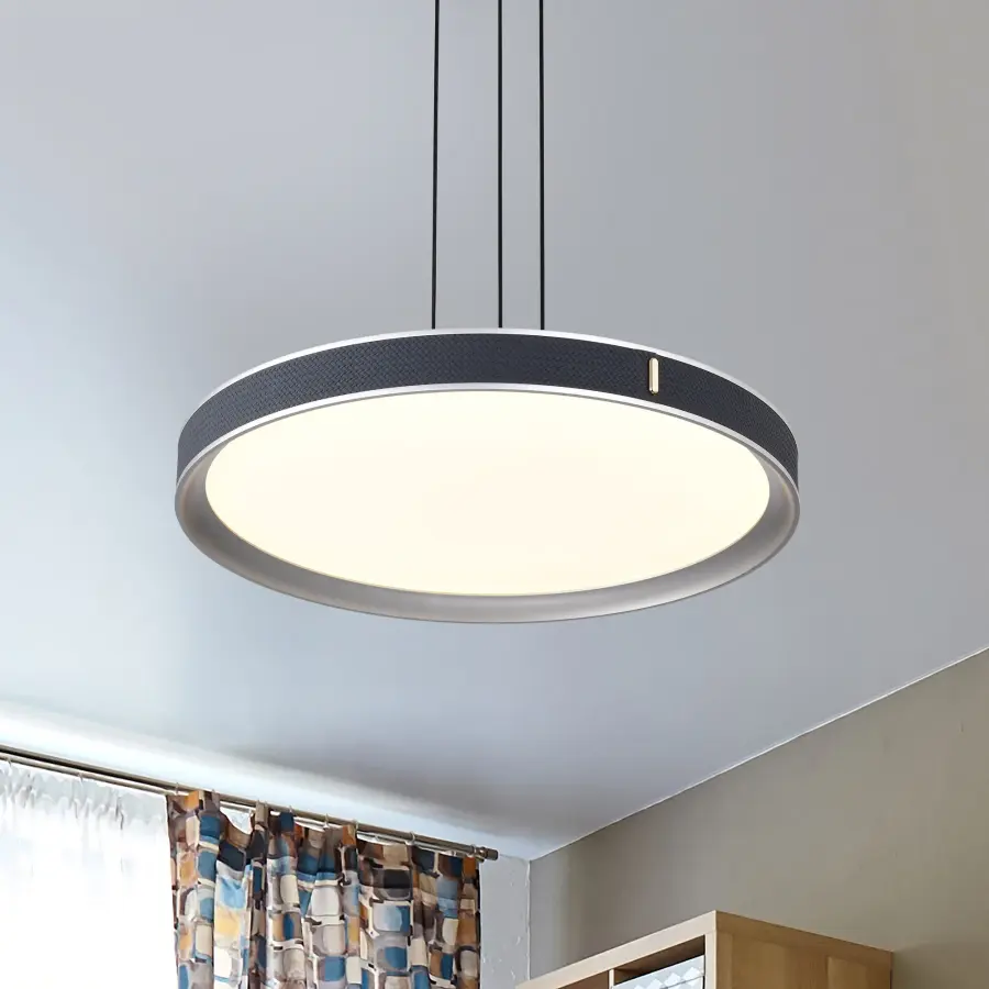Bandon 20" LED Pendant - Gray with Blue Wrap - Image 3