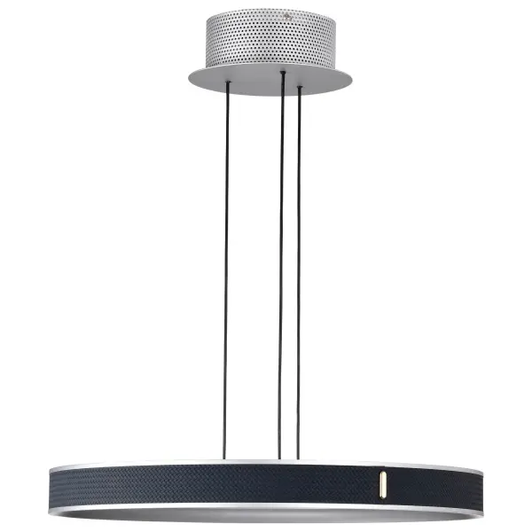 Bandon 20" LED Pendant - Gray with Blue Wrap - Image 5