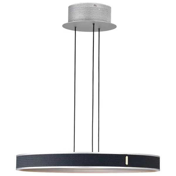 Bandon 20" LED Pendant - Gray with Blue Wrap - Image 6