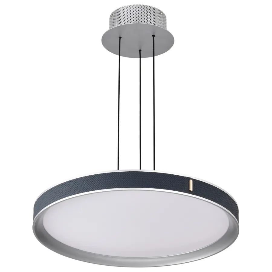 Bandon 20" LED Pendant - Gray with Blue Wrap - Image 7