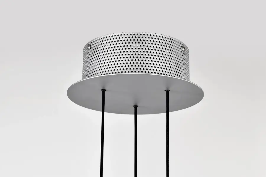 Bandon 20" LED Pendant - Gray with Blue Wrap - Image 10