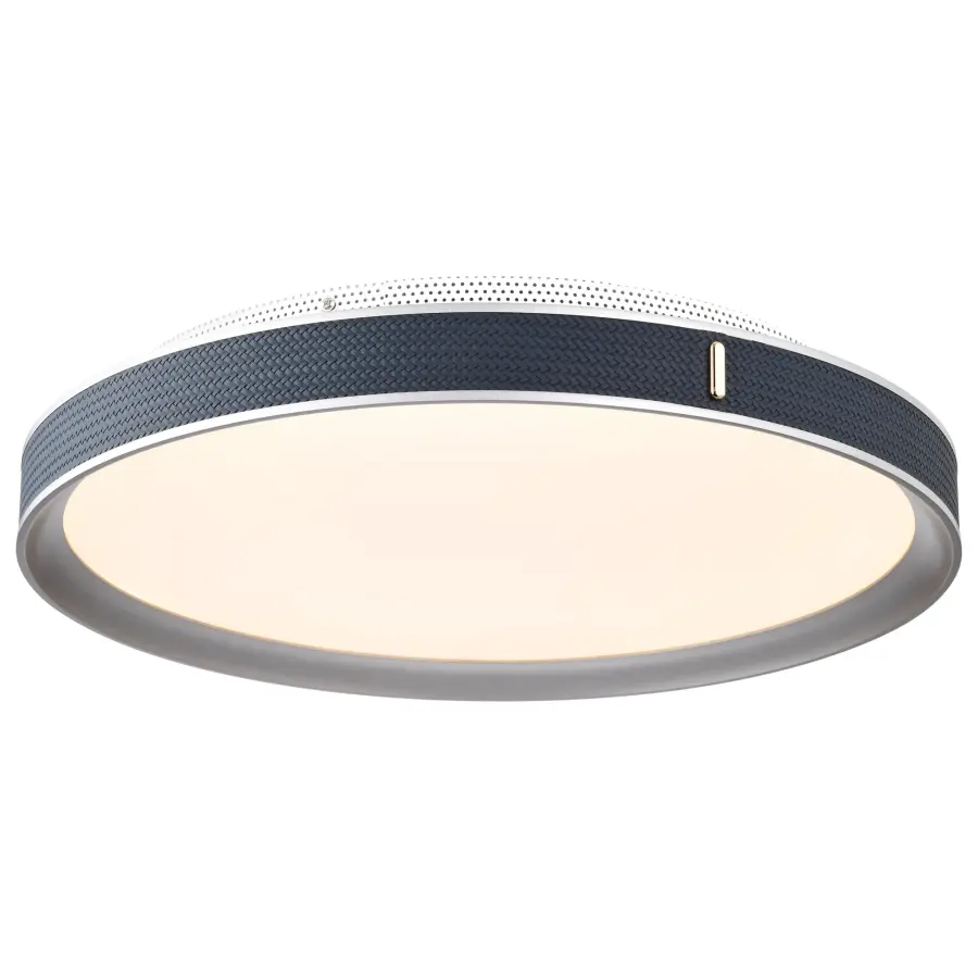 Bandon 20" LED Flush Mount - Gray with Blue Wrap - Image 4