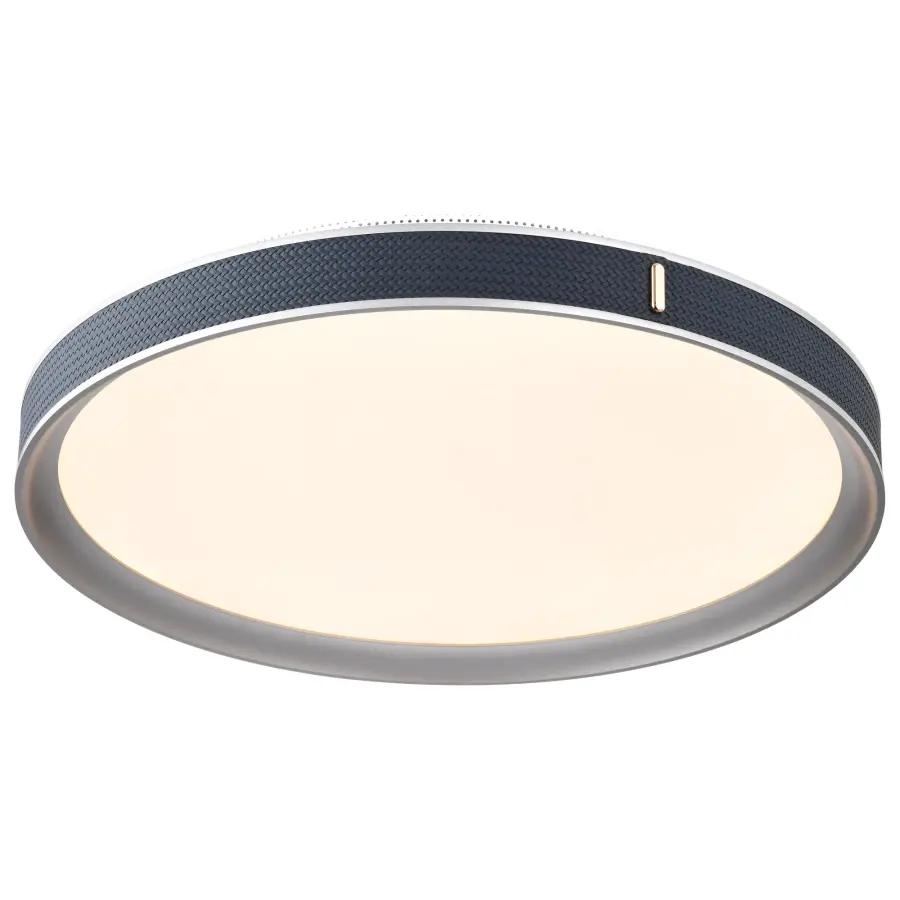 Bandon 20" LED Flush Mount - Gray with Blue Wrap - Image 6