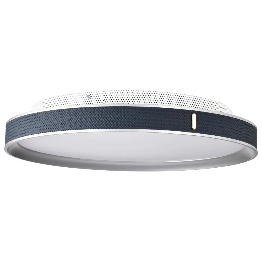 Bandon 20" LED Flush Mount - Gray with Blue Wrap - Image 7
