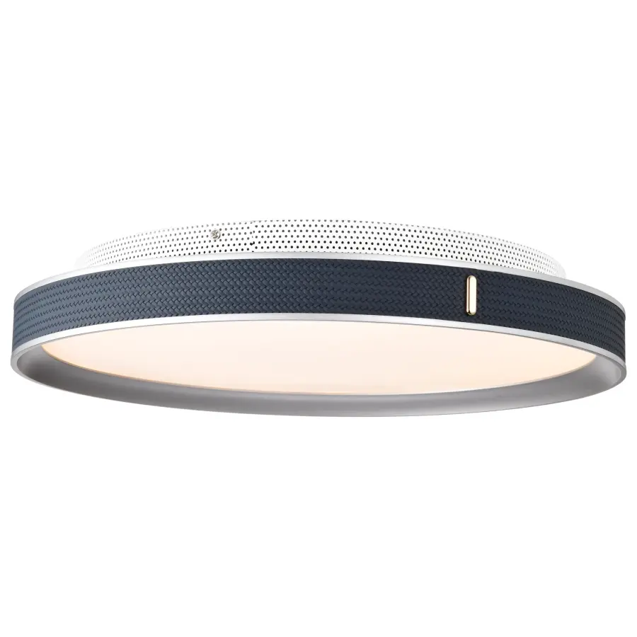 Bandon 20" LED Flush Mount - Gray with Blue Wrap - Image 8