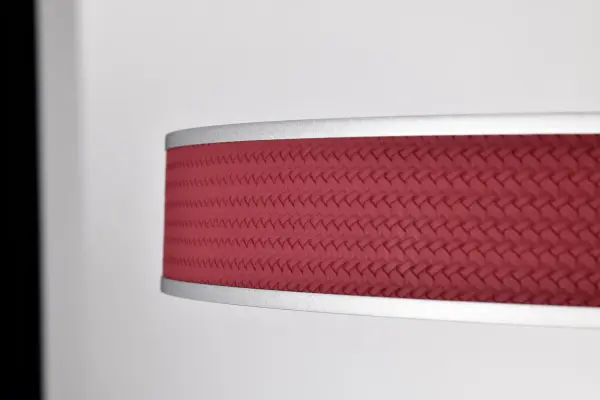 Bandon 20" LED Pendant - Gray with Red Wrap - Image 12
