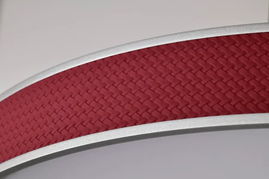 Bandon 20" LED Pendant - Gray with Red Wrap - Image 13