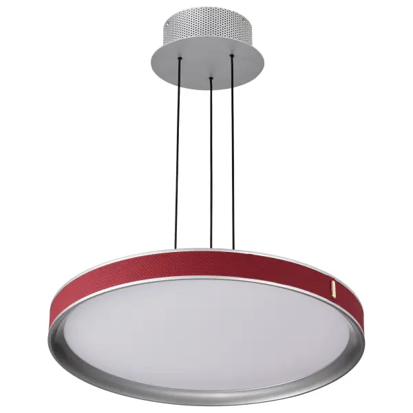 Bandon 20" LED Pendant - Gray with Red Wrap - Image 5