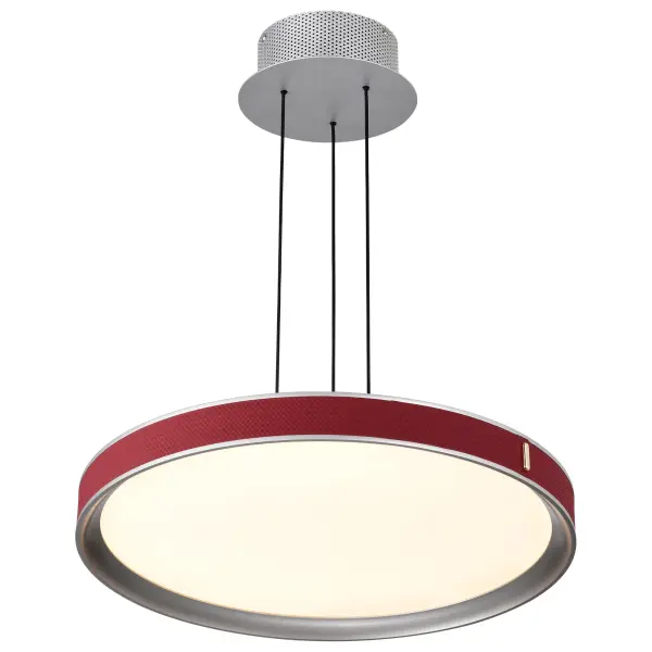 Bandon 20" LED Pendant - Gray with Red Wrap - Image 6