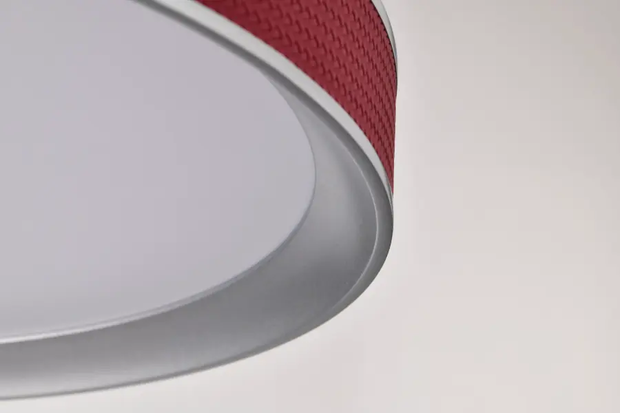 Bandon 20" LED Flush Mount - Gray with Red Wrap - Image 14