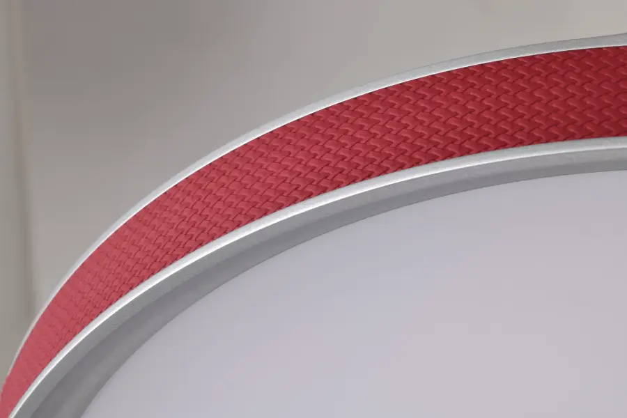 Bandon 20" LED Flush Mount - Gray with Red Wrap - Image 15