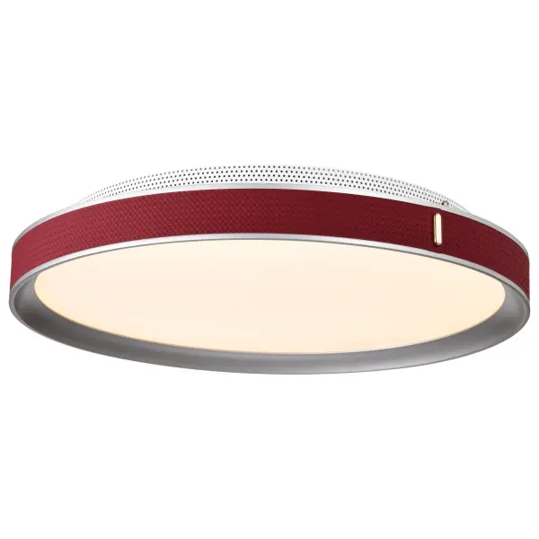Bandon 20" LED Flush Mount - Gray with Red Wrap - Image 6