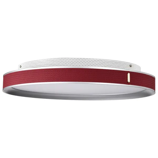 Bandon 20" LED Flush Mount - Gray with Red Wrap - Image 7