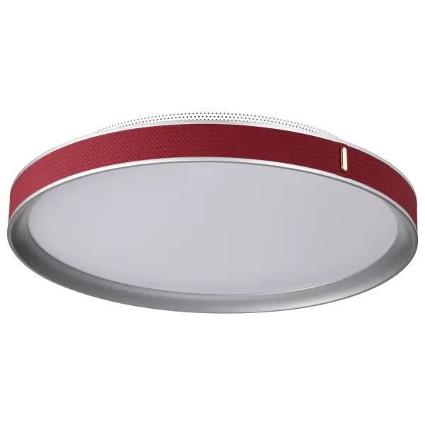 Bandon 20" LED Flush Mount - Gray with Red Wrap - Image 9