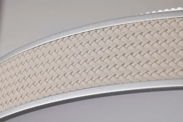 Bandon 20" LED Flush Mount in Gray with Off White Wrap - Image 12