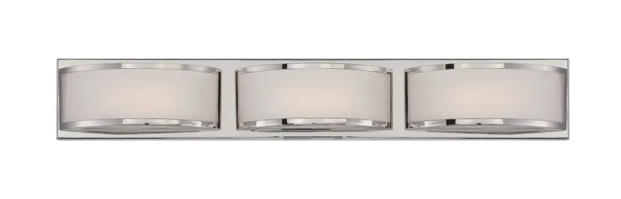 Mercer 3-Light LED Wall Sconce in Polished Nickel