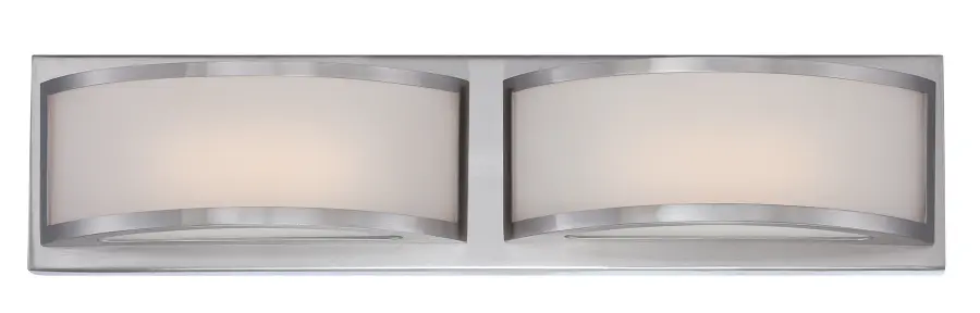 Mercer 2-Light LED Wall Sconce in Brushed Nickel
