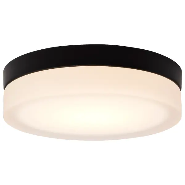 The Pi 9" flush mount combines sleek contemporary styling with practical LED technology. Its compact profile and CCT selectable feature make it adaptable to various spaces, while the 90 CRI ensures excellent color rendering. - alternate view