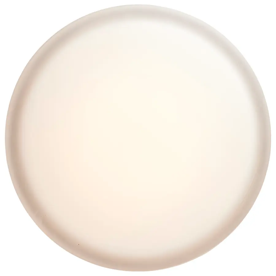 Pi 14" LED Flush Mount in Black with Frosted Glass - Image 7