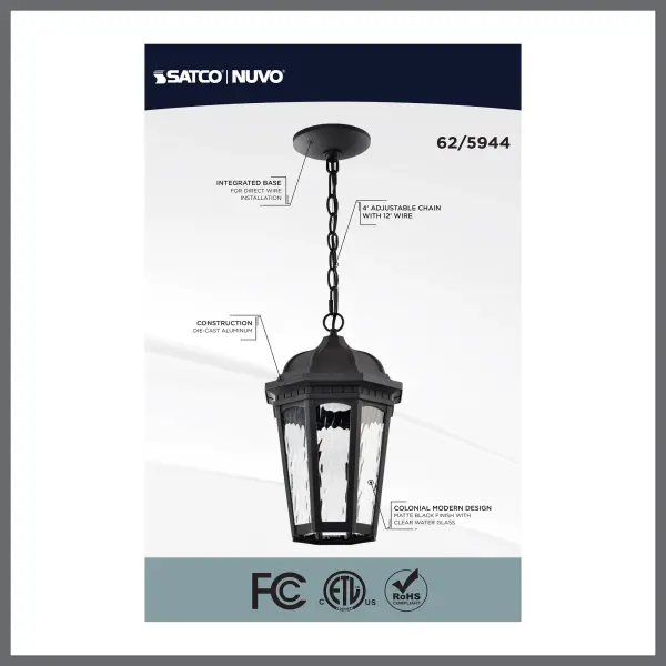 East River Smart Outdoor Hanging Lantern - Image 12
