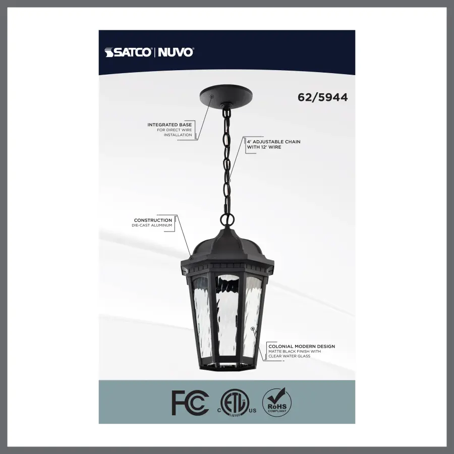 East River Smart Outdoor Hanging Lantern - Image 12