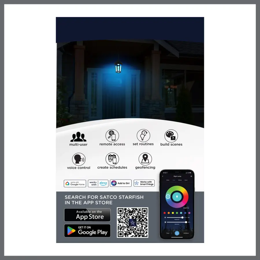 East River Smart Outdoor Hanging Lantern - Image 14