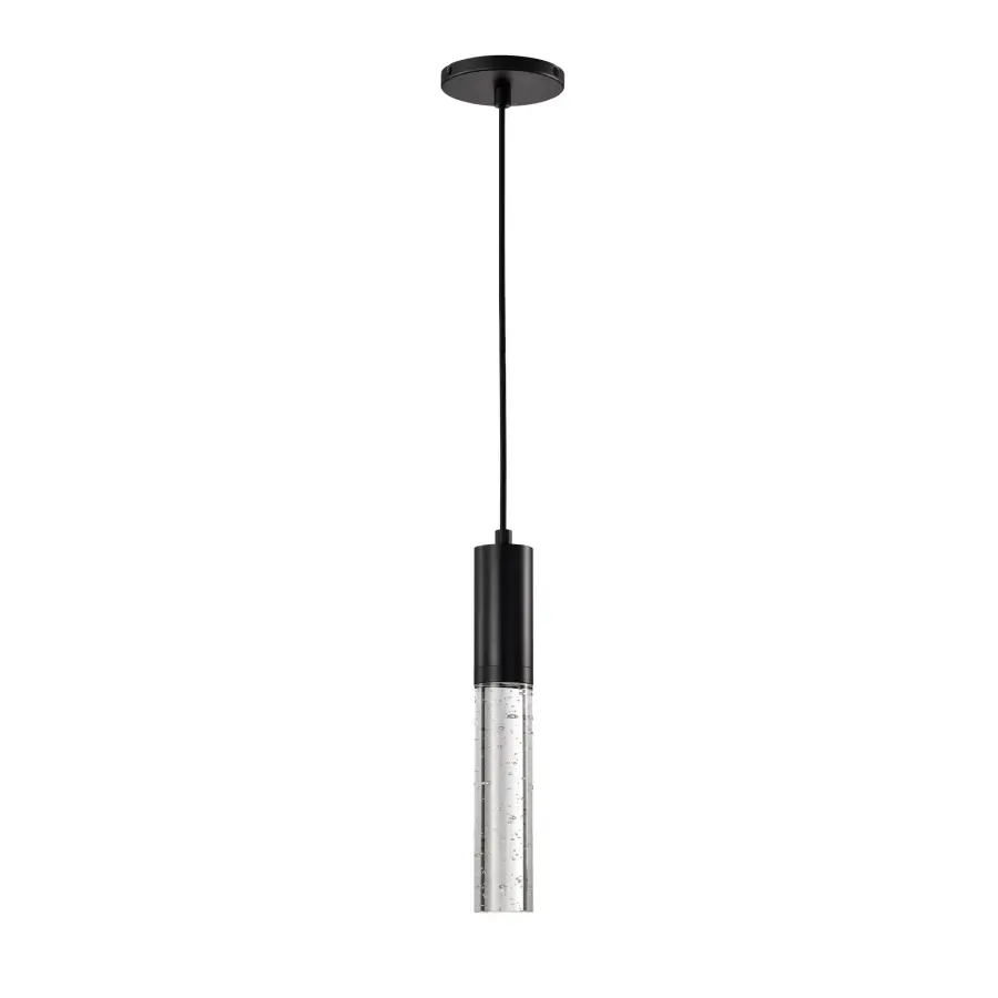 Lacey 2" LED Mini Pendant with K9 Bubble Crystal - Image 1