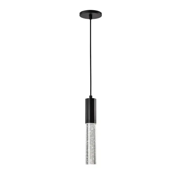Lacey 2" LED Mini Pendant with K9 Bubble Crystal - Image 4