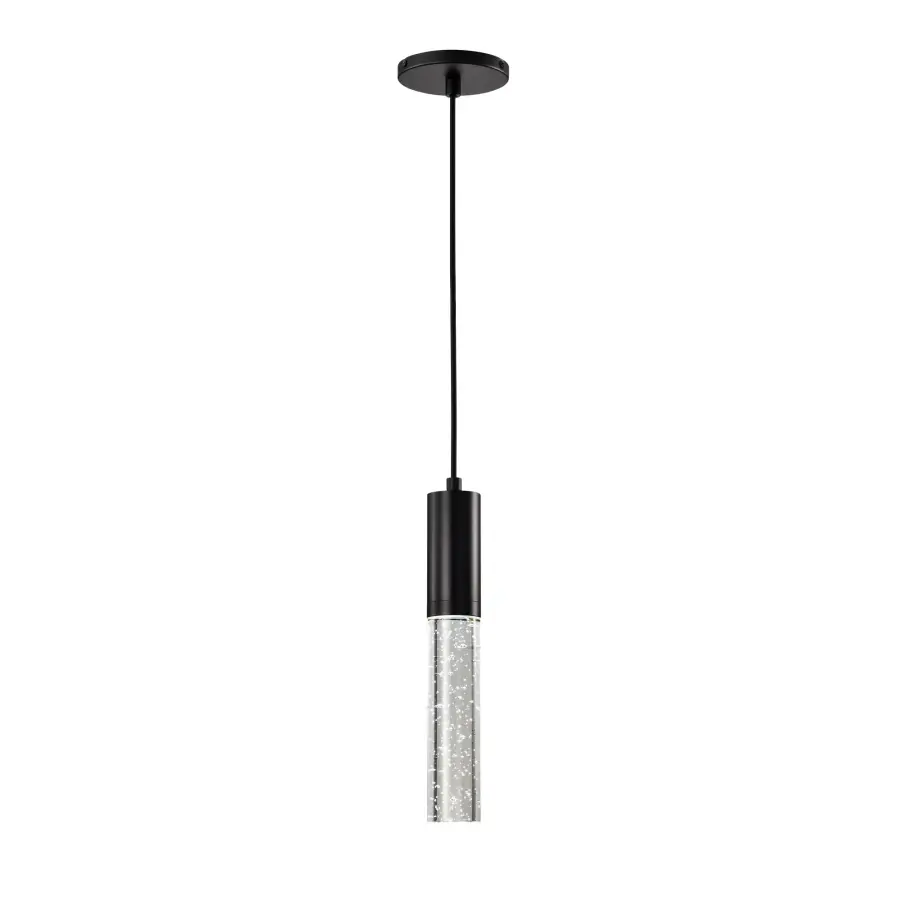 Lacey 2" LED Mini Pendant with K9 Bubble Crystal - Image 4